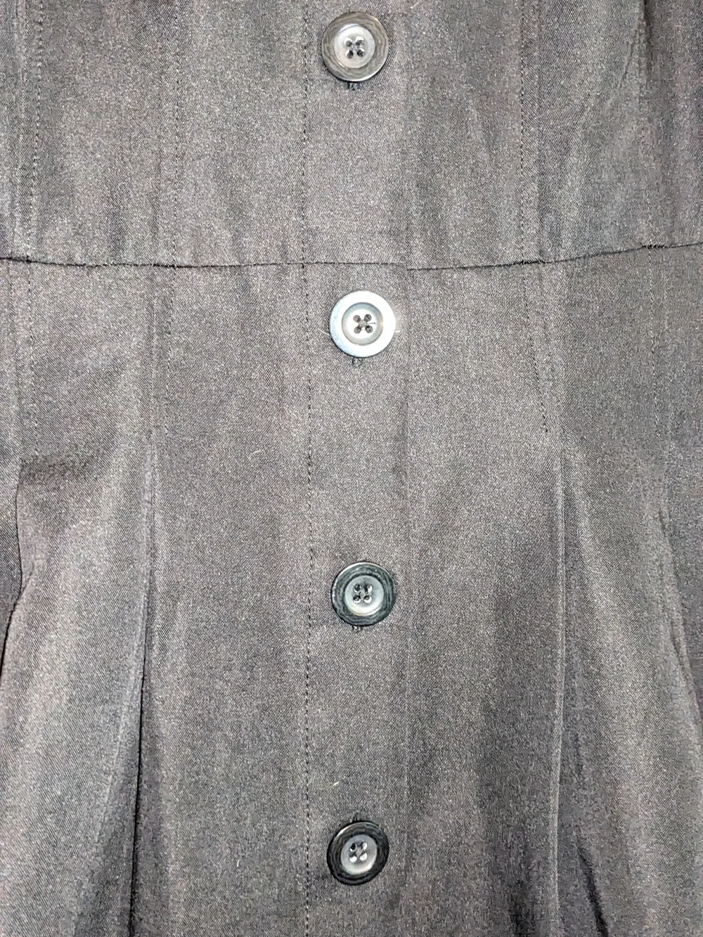 LOFT Button-Front Sleeveless Dress A Line Interview Graduation Summer Office - Picture 4 of 11